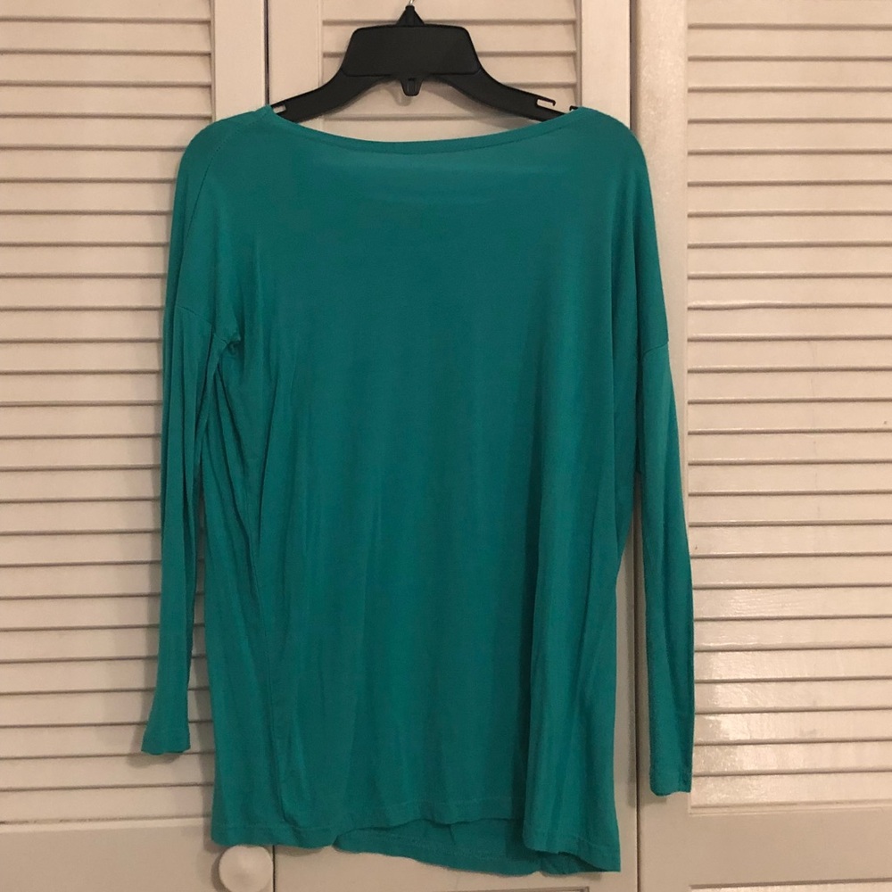 light green/blue, long-sleeve girls Piko